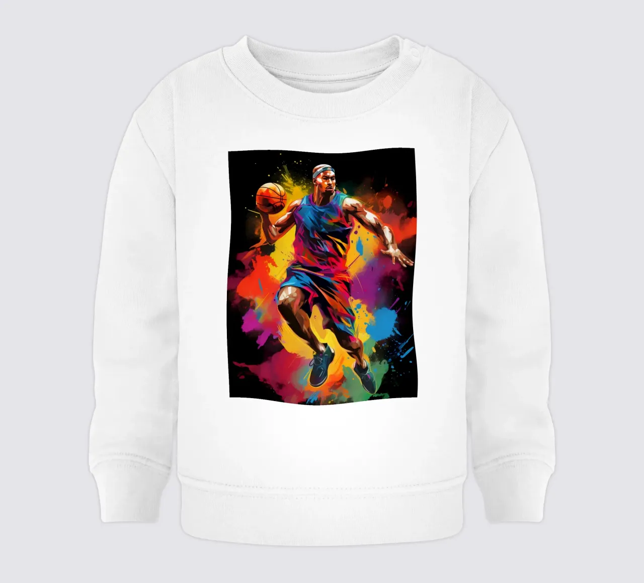 Basketball Colorful 4 felpa neonato da Mateo