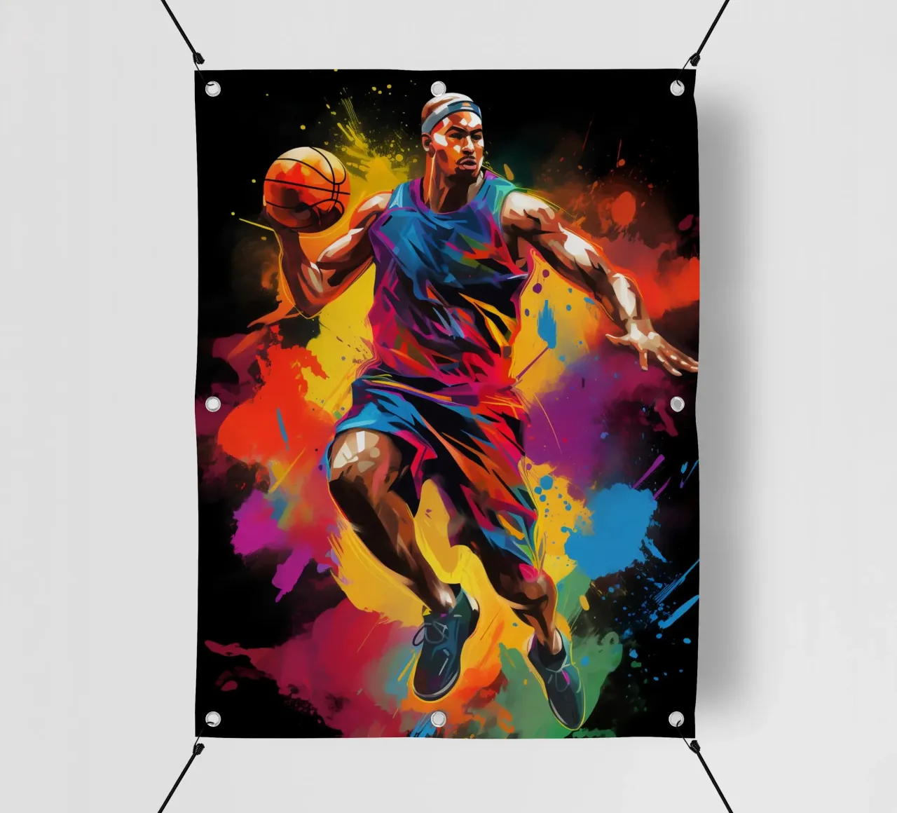 Basketball Colorful 4 telo in pvc da Mateo