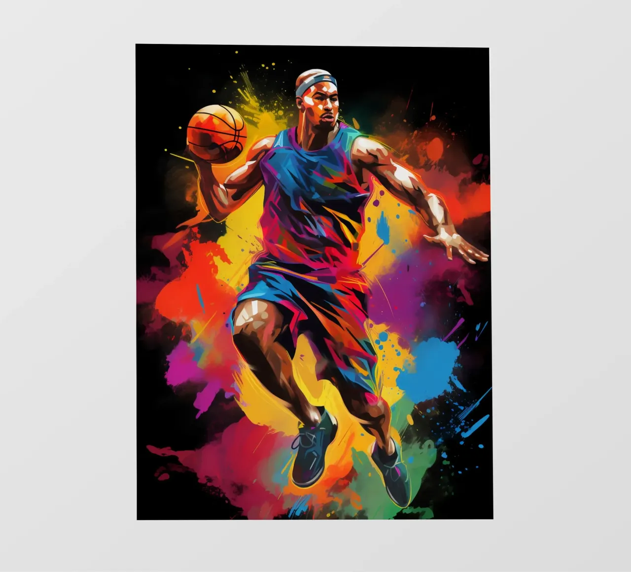 Basketball Colorful 4 telo in pvc da Mateo