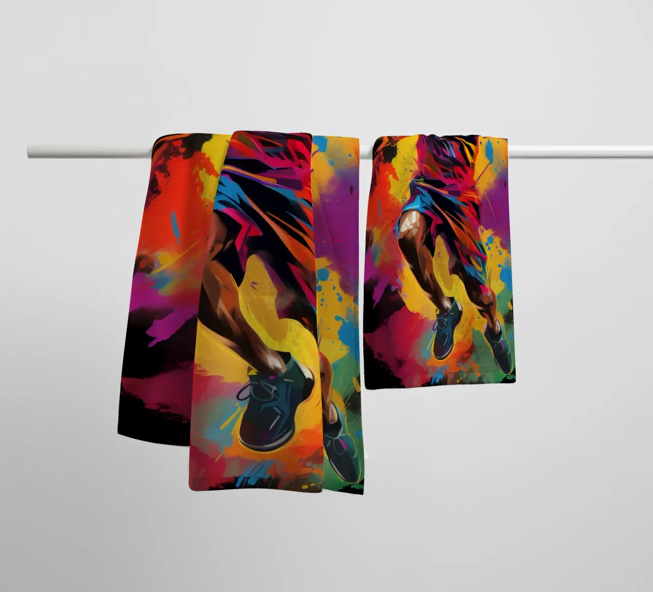 Basketball Colorful 4 asciugamano da bagno da Mateo