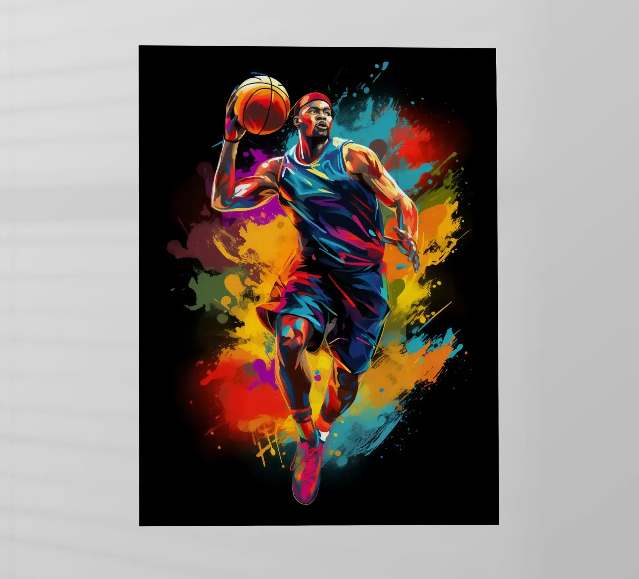 Basketball Colorful 5 pellicola backlit da Mateo
