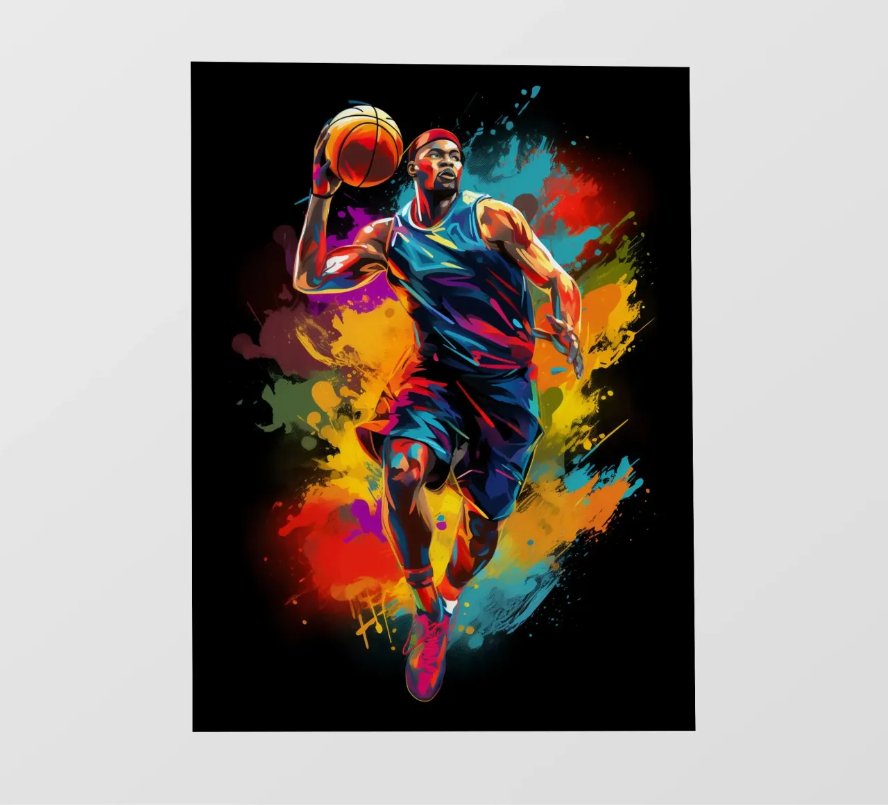 Basketball Colorful 5 pellicola backlit da Mateo