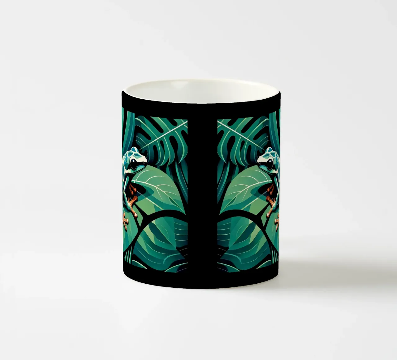 Rana della giungla tazza in ceramica da Digital Naive