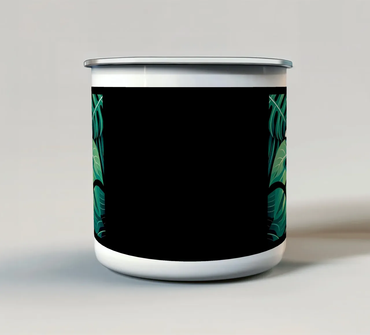 Rana della giungla tazza in smalto da Digital Naive