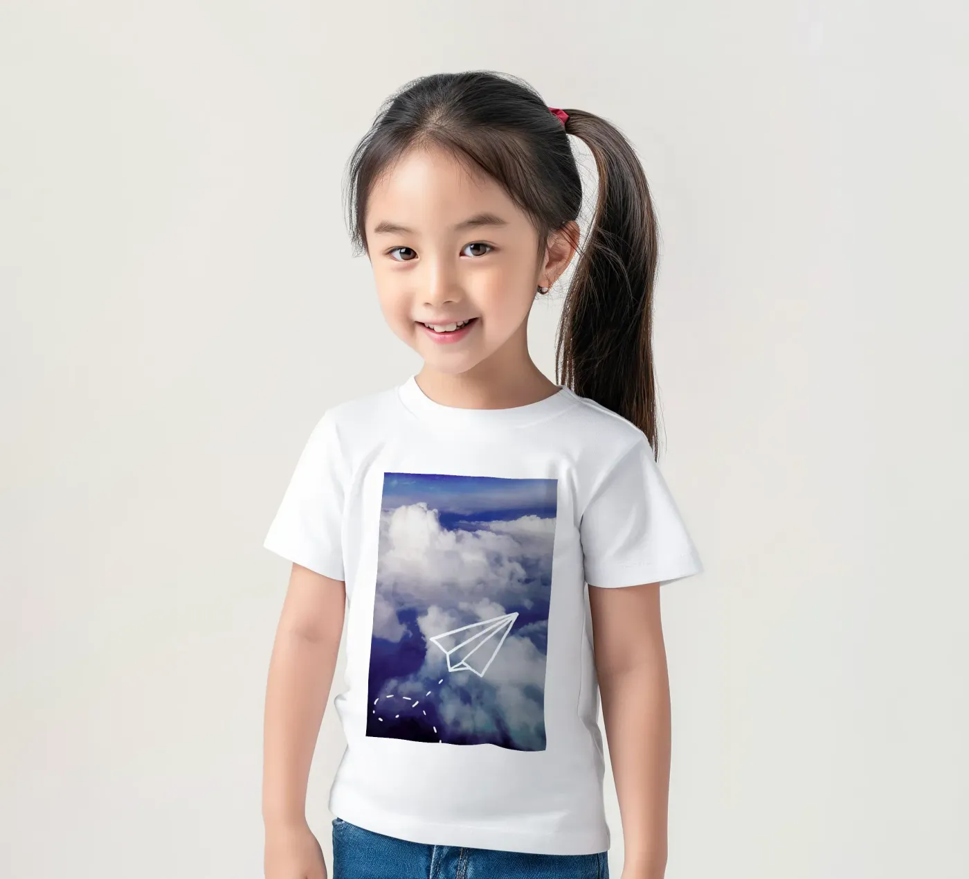 Paper Plane t-shirt bambini da Leah Flores
