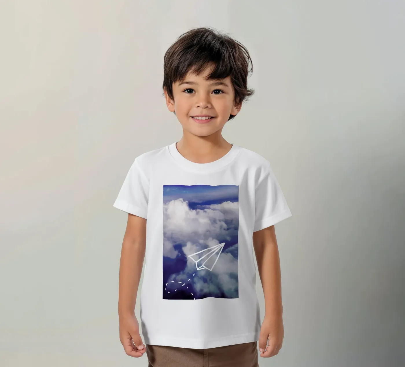 Paper Plane t-shirt bambini da Leah Flores