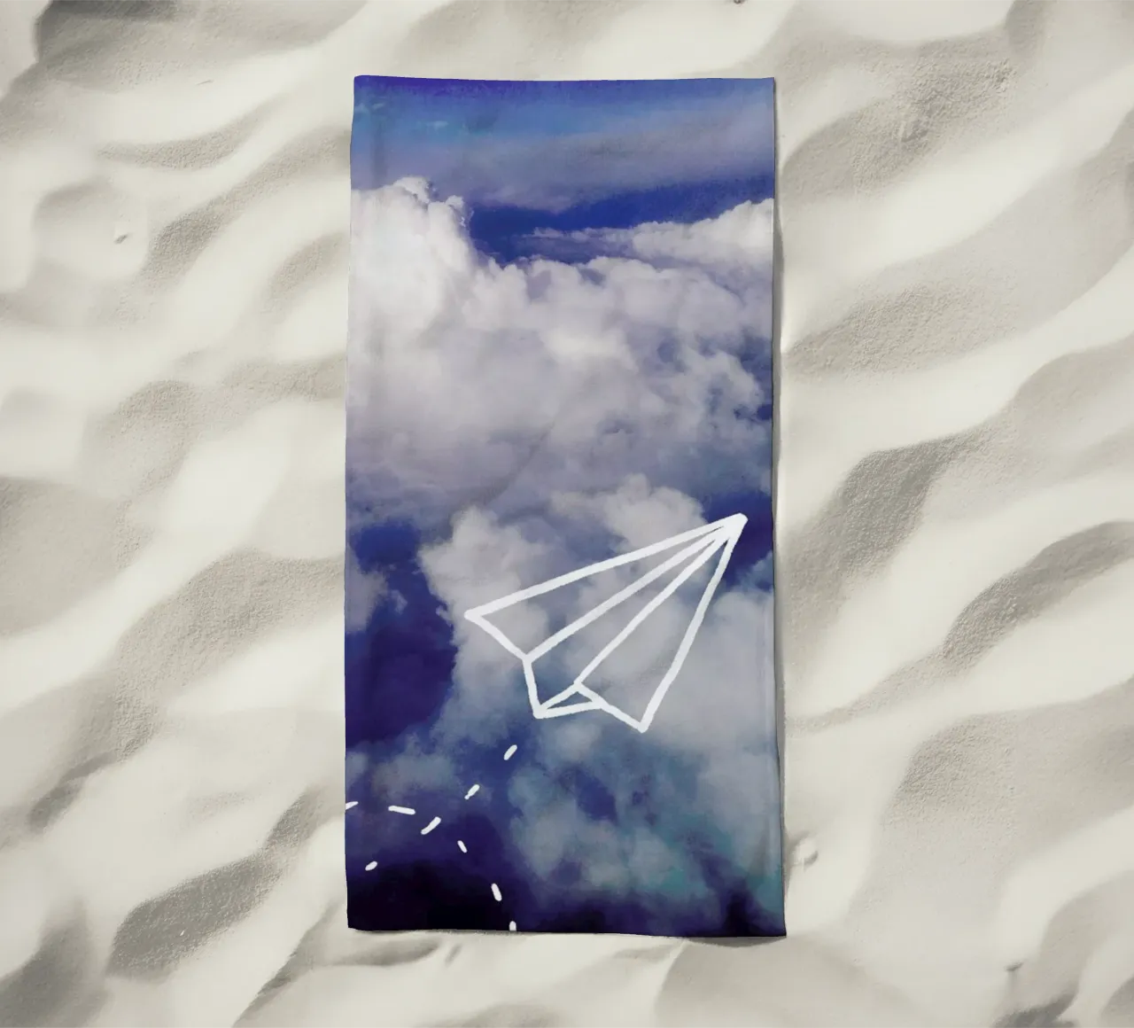 Paper Plane telo mare da Leah Flores