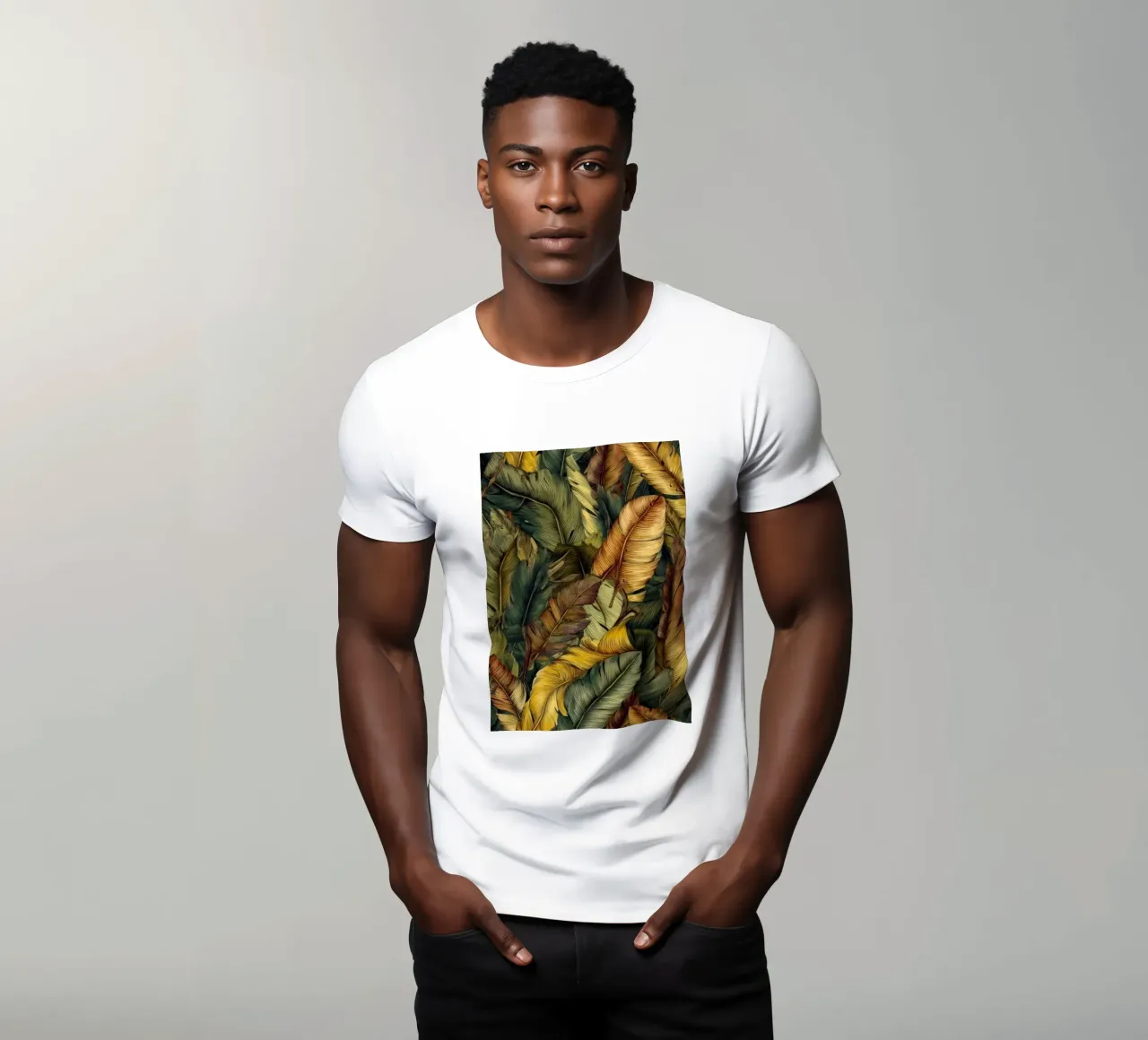 Natura fiori e foglie ad acquerello t-shirt da Justyna Jaszke JBJart