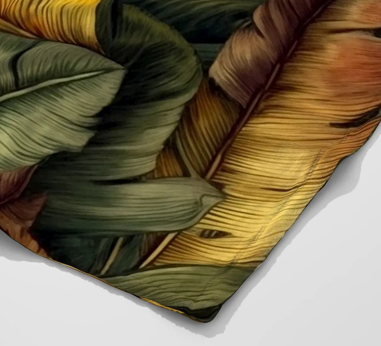 Natura fiori e foglie ad acquerello coperta in pile da Justyna Jaszke JBJart
