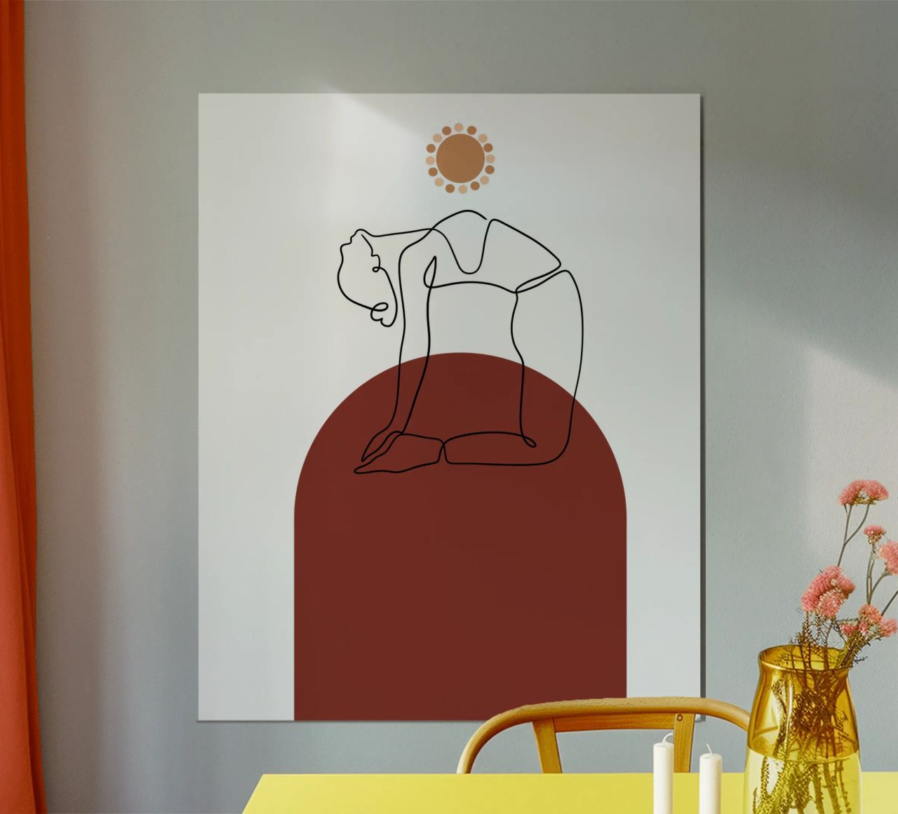 Minimalistischer Boho-Sport Poster von YSV MINIMALIST