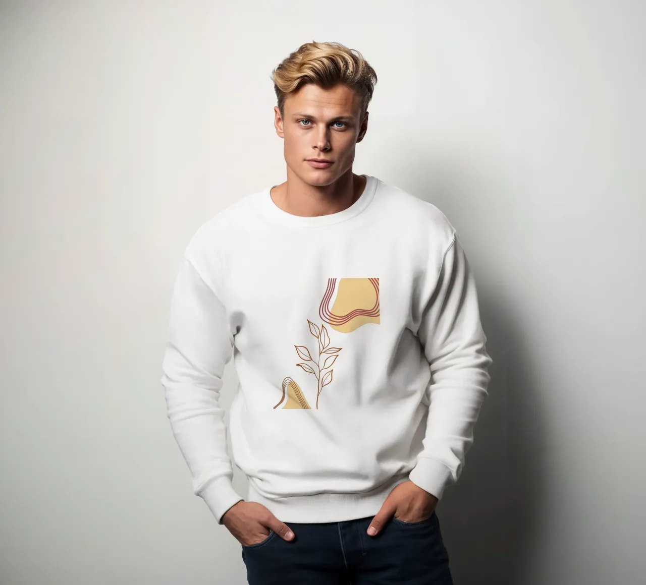 Piante di fiori boho minimaliste felpa da YSV MINIMALIST