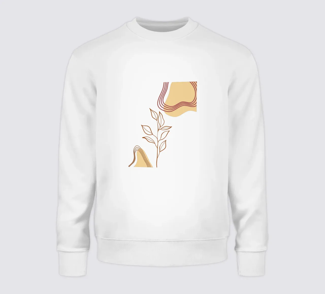 Piante di fiori boho minimaliste felpa da YSV MINIMALIST