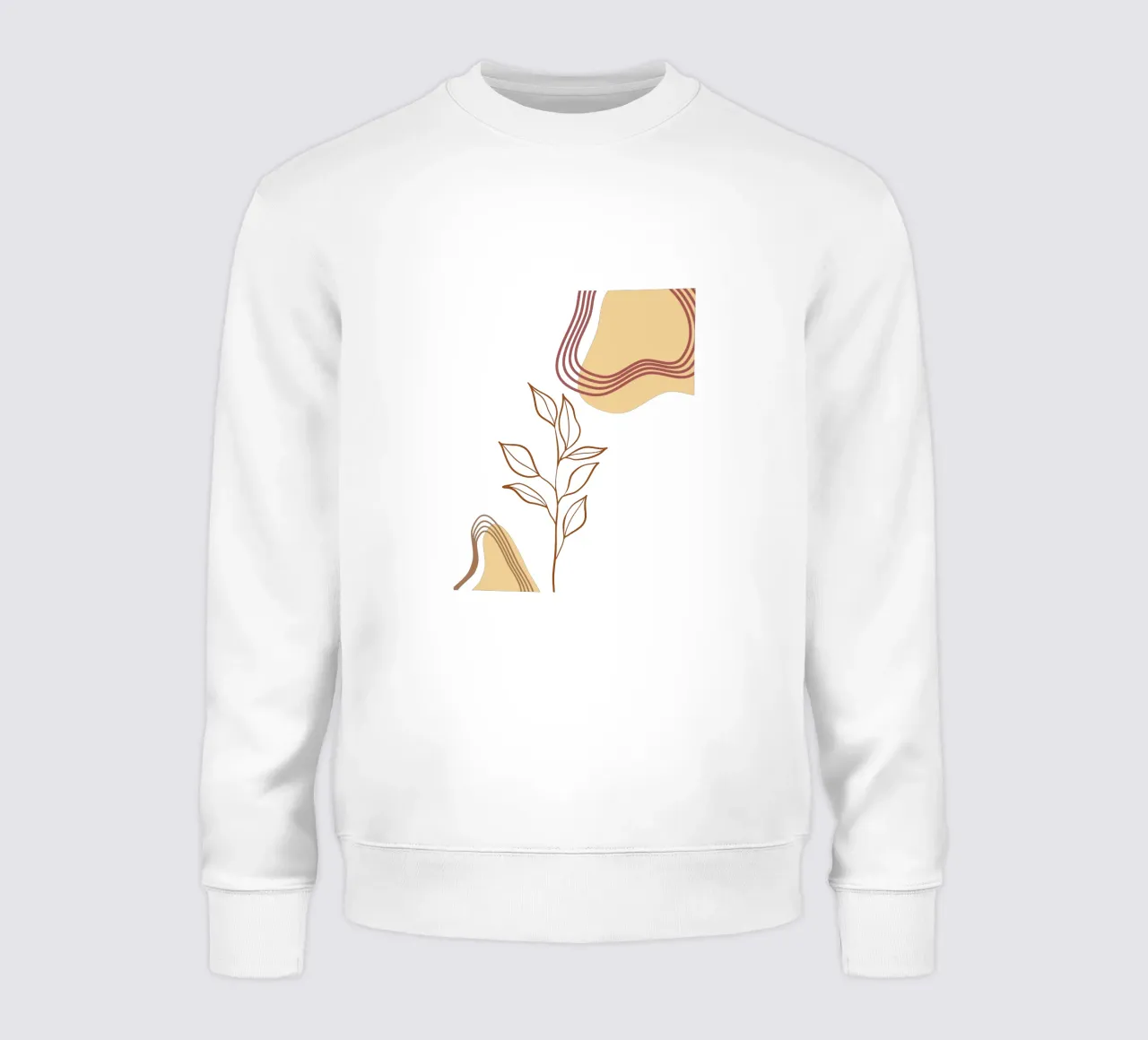 Piante di fiori boho minimaliste felpa da YSV MINIMALIST