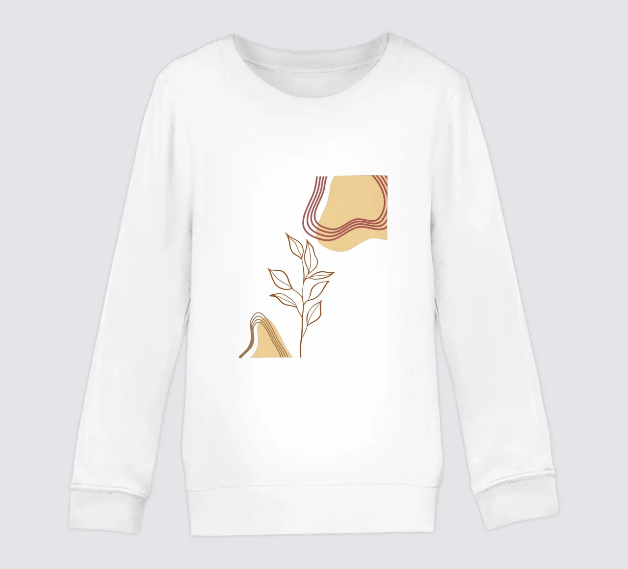 Piante di fiori boho minimaliste felpa bambino da YSV MINIMALIST