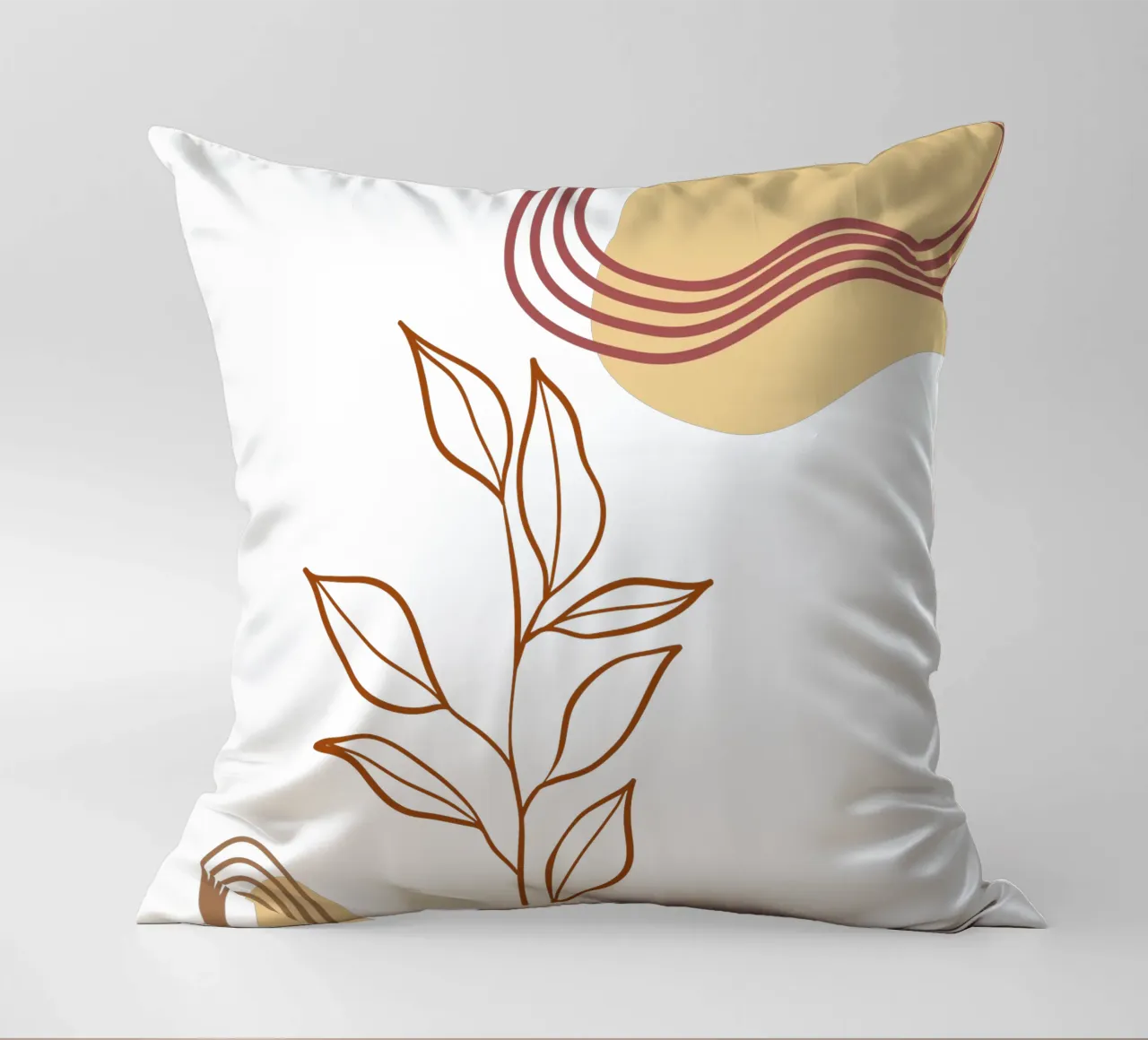 Piante di fiori boho minimaliste cuscino da YSV MINIMALIST