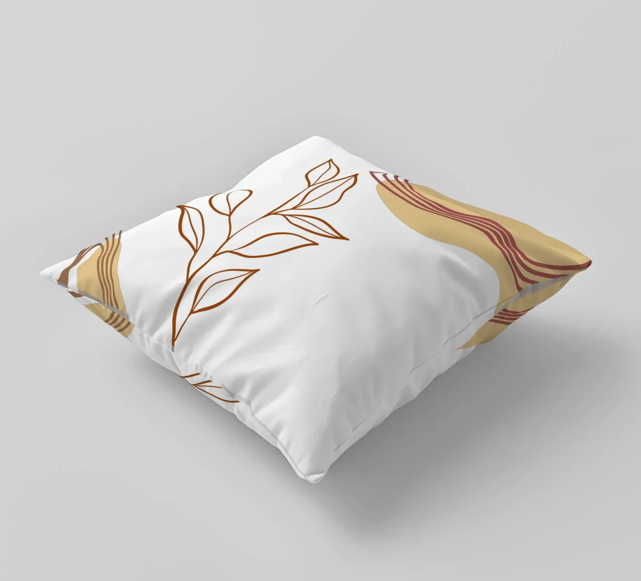 Piante di fiori boho minimaliste cuscino da YSV MINIMALIST