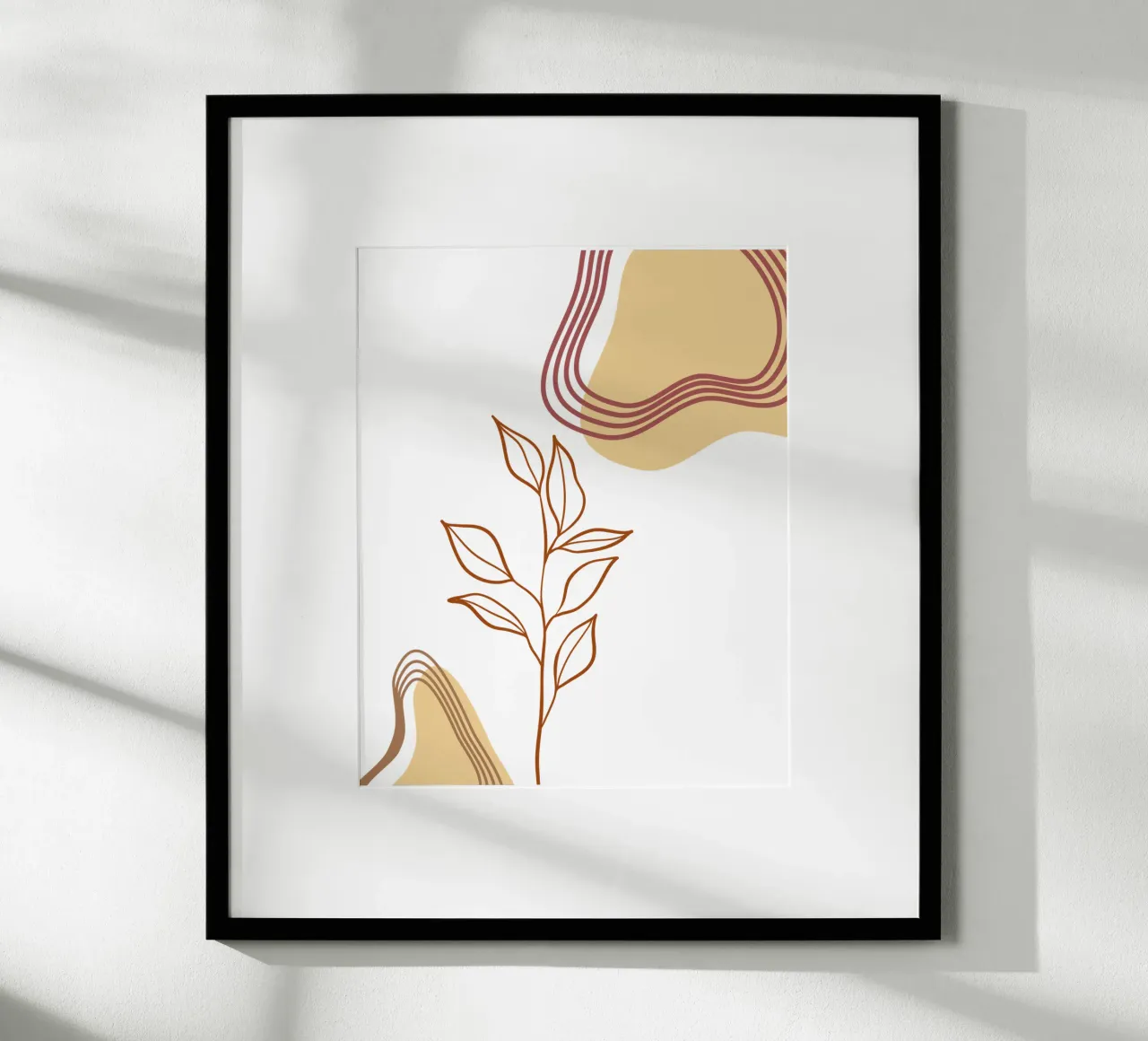 Piante di fiori boho minimaliste carta hahnemühle da YSV MINIMALIST
