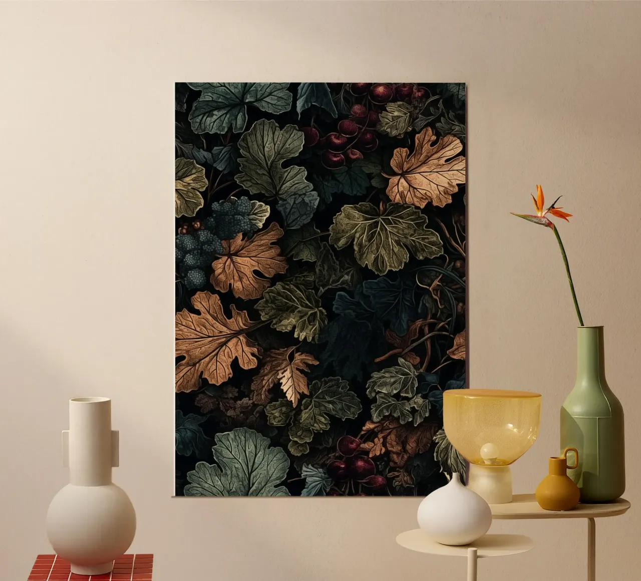 Natura fiori e foglie ad acquerello carta hahnemühle da Justyna Jaszke JBJart