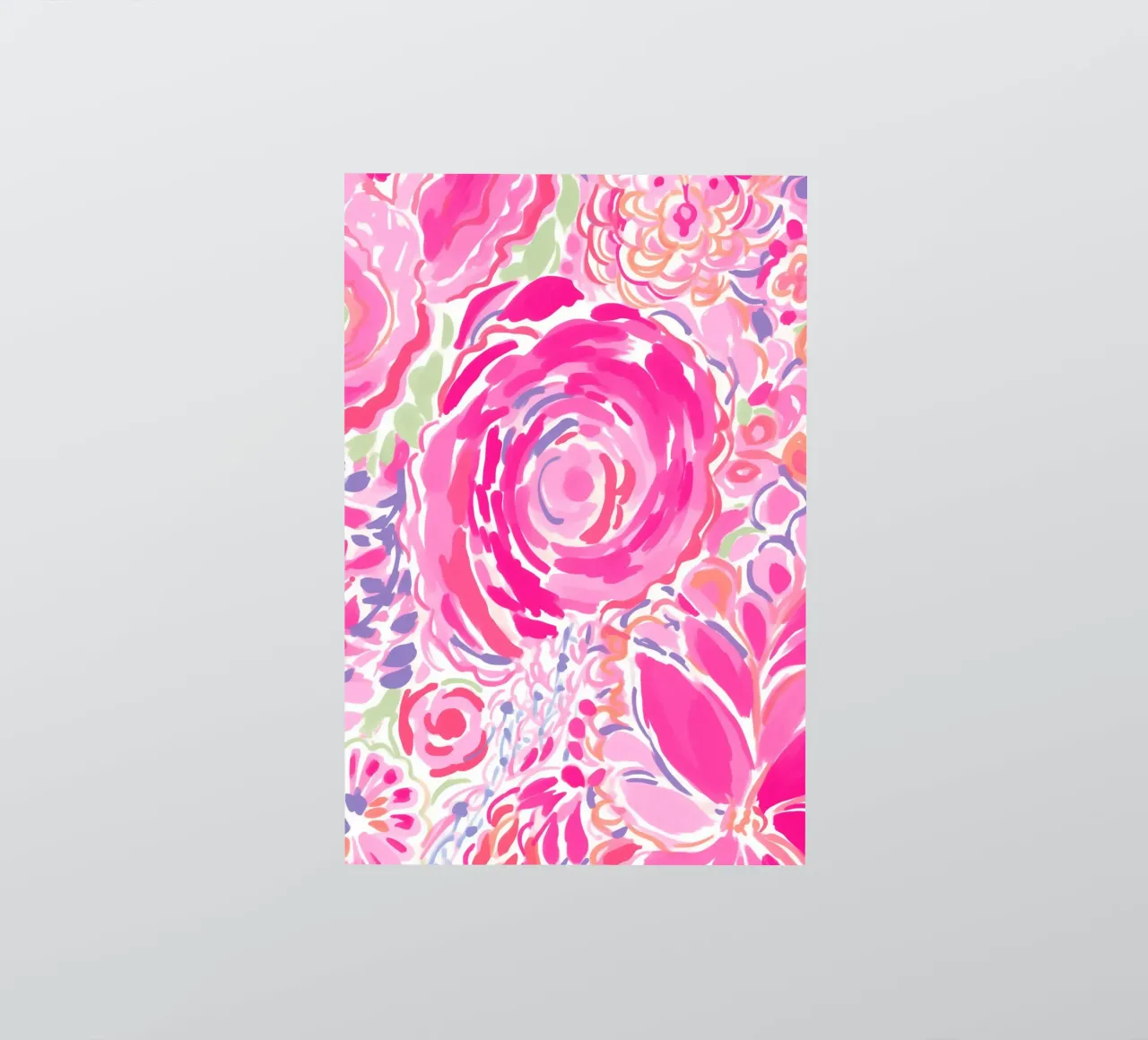 Splendore floreale rosa adesivo da Carinaprint