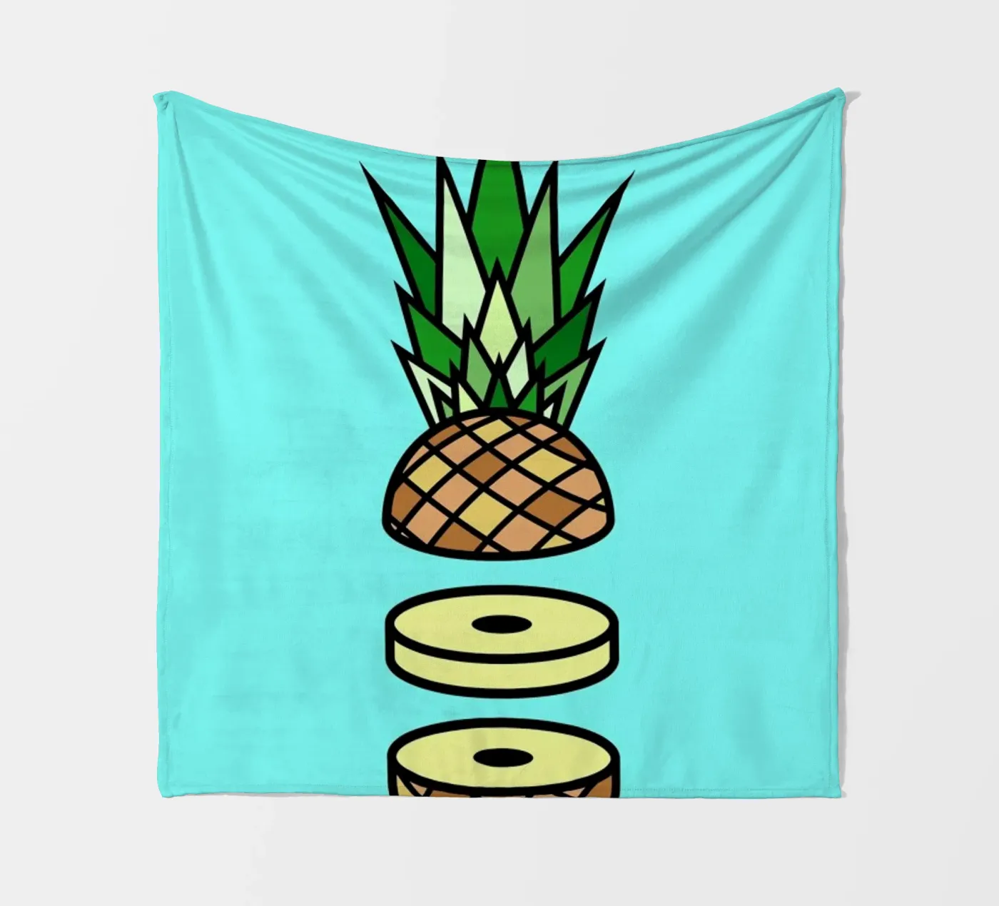 Pineapple Fleecedecke von Jan Luzar