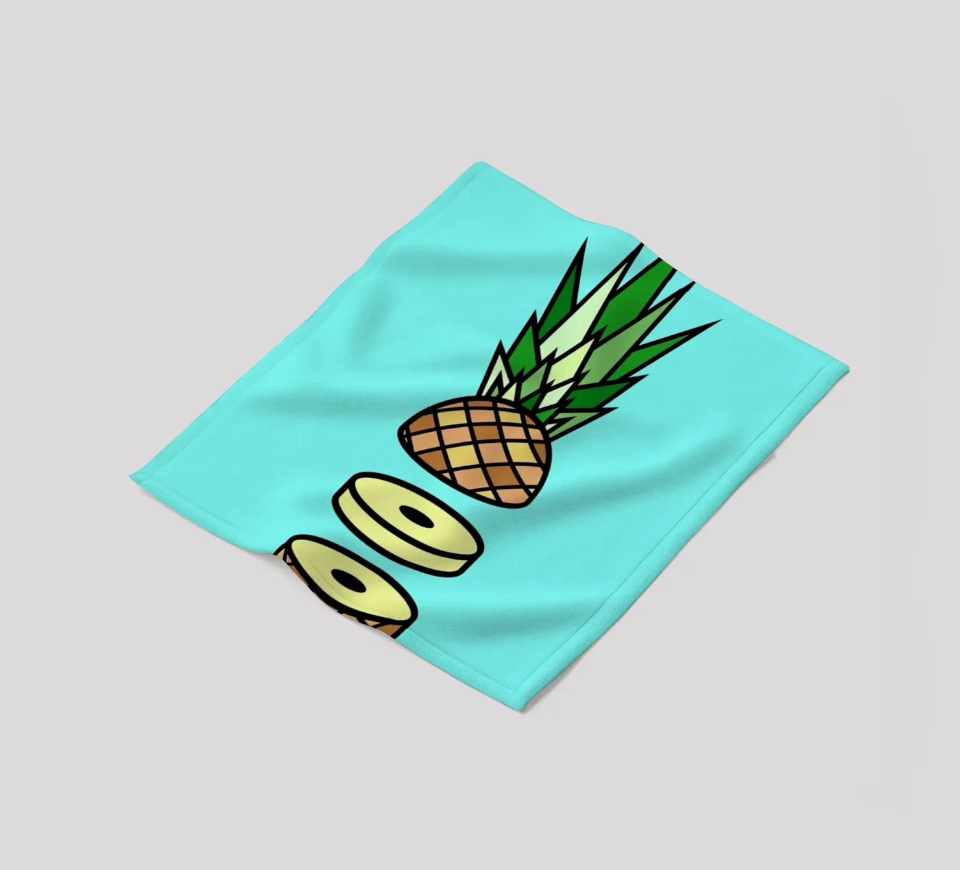 Pineapple Fleecedecke von Jan Luzar