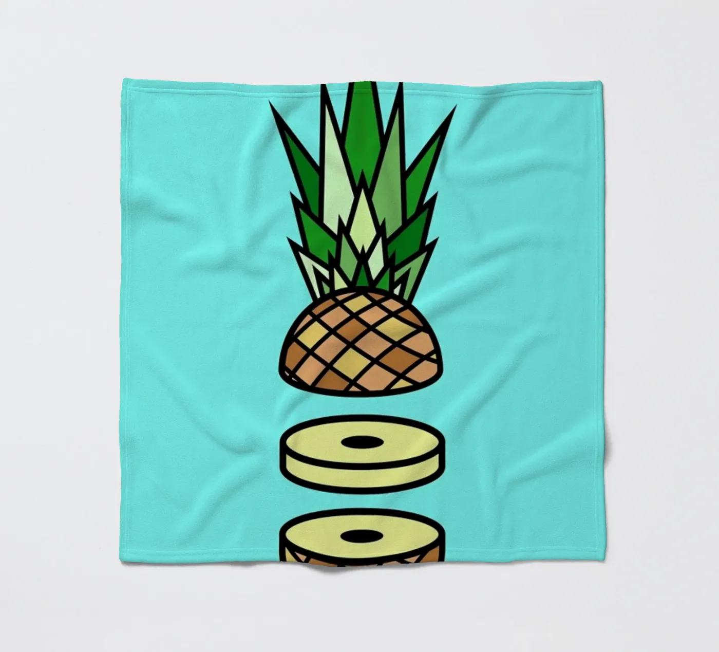 Pineapple Fleecedecke von Jan Luzar