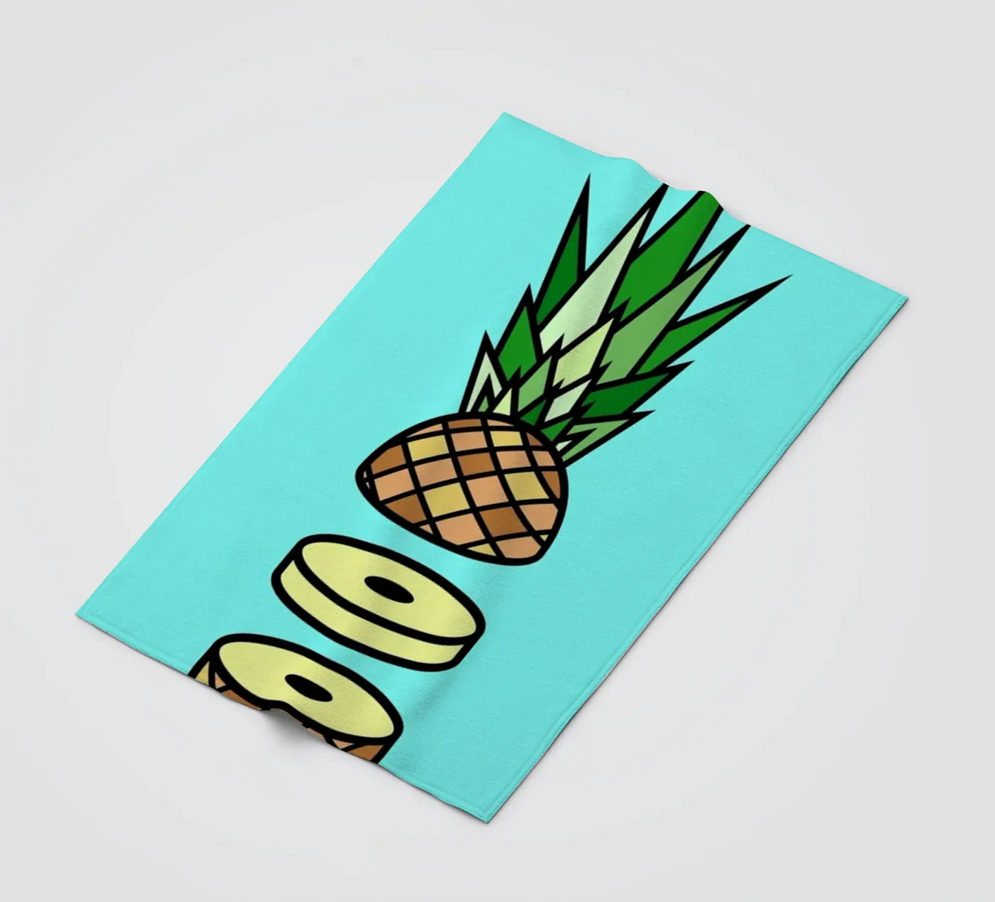 Pineapple Fleecedecke von Jan Luzar