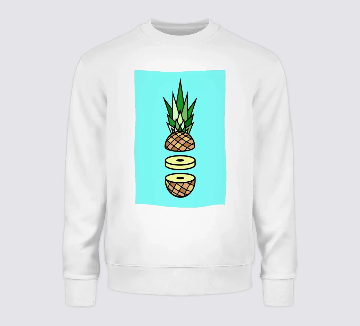 Pineapple sweatshirt van Jan Luzar