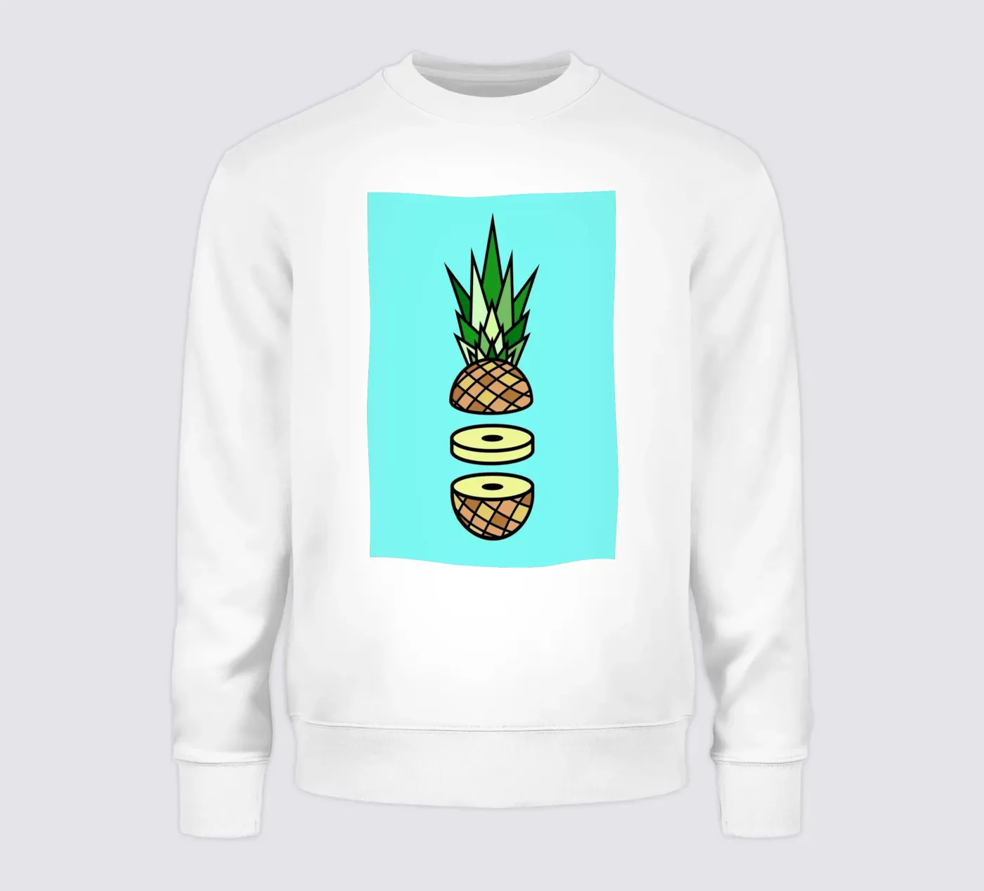 Pineapple sweatshirt by Jan Luzar