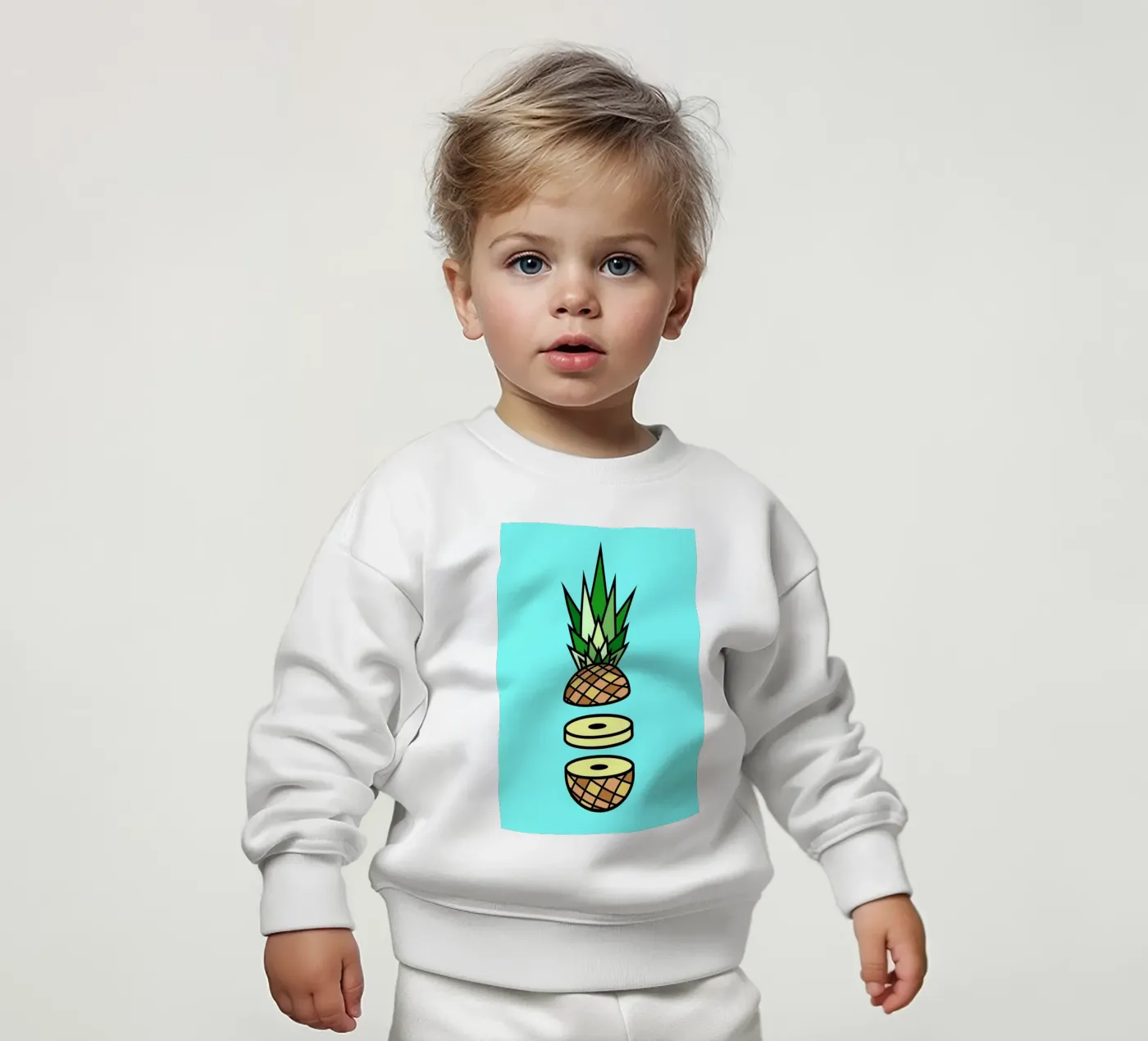 Pineapple felpa neonato da Jan Luzar