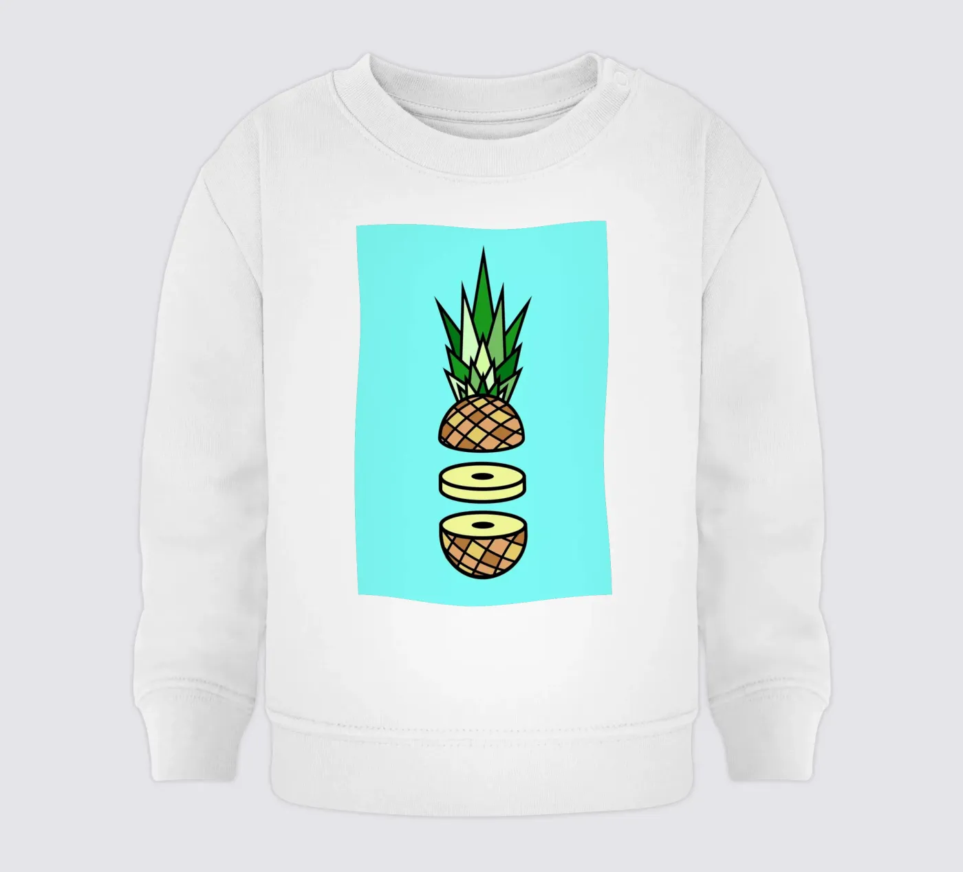 Pineapple felpa neonato da Jan Luzar