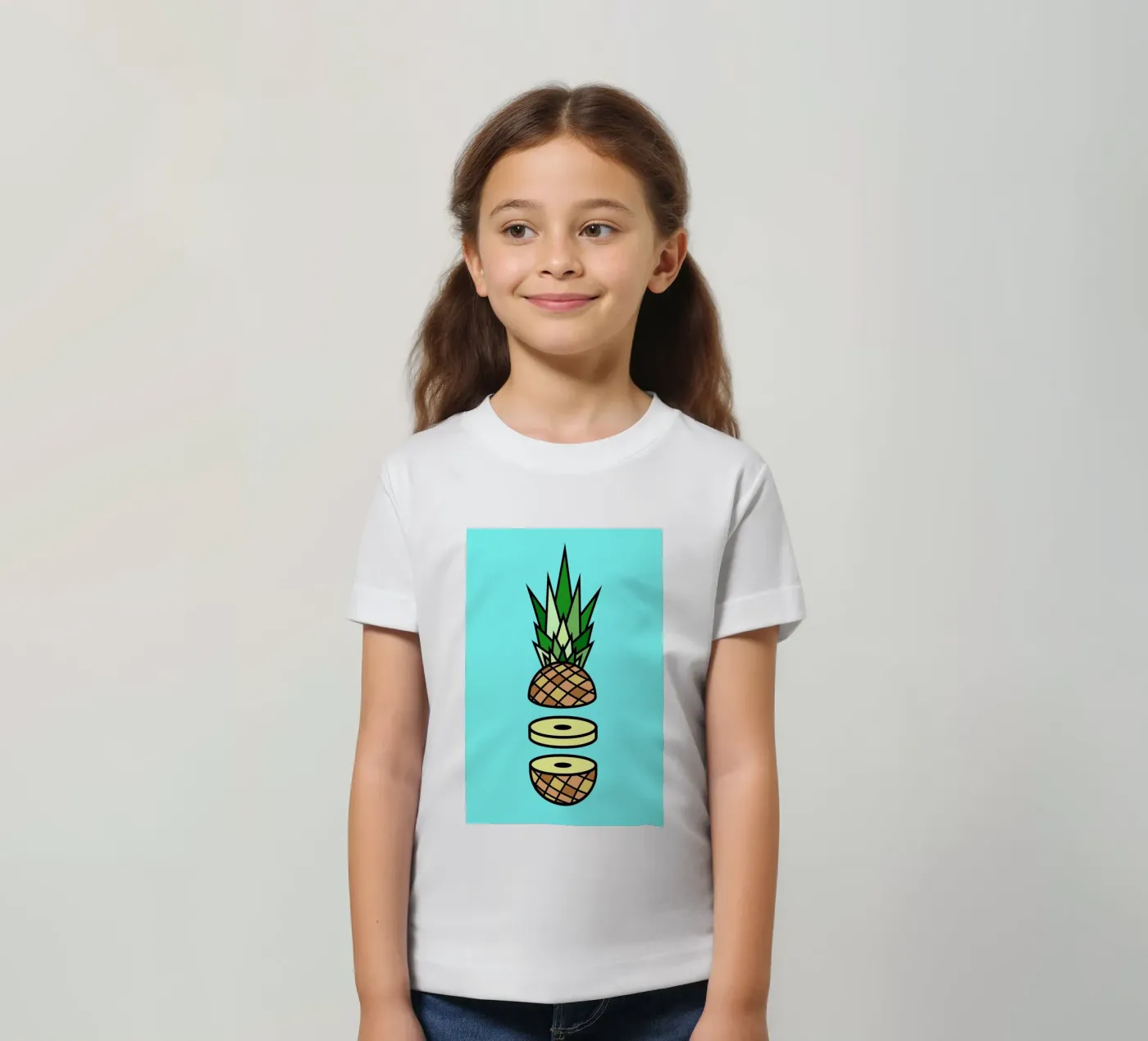 Pineapple kids t-shirt by Jan Luzar