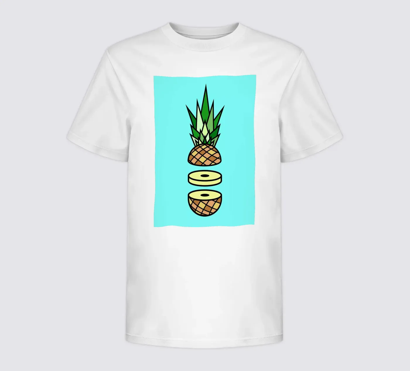 Pineapple kinder t-shirt van Jan Luzar
