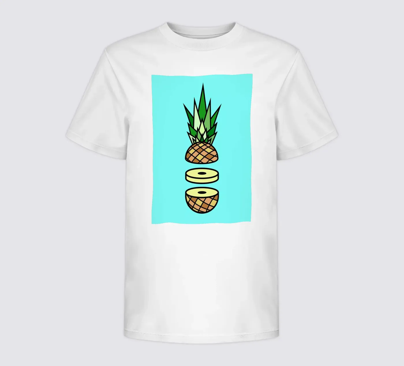 Pineapple kids t-shirt by Jan Luzar