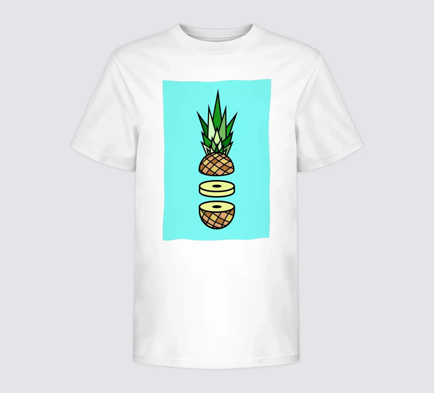 Pineapple kinder t-shirt van Jan Luzar