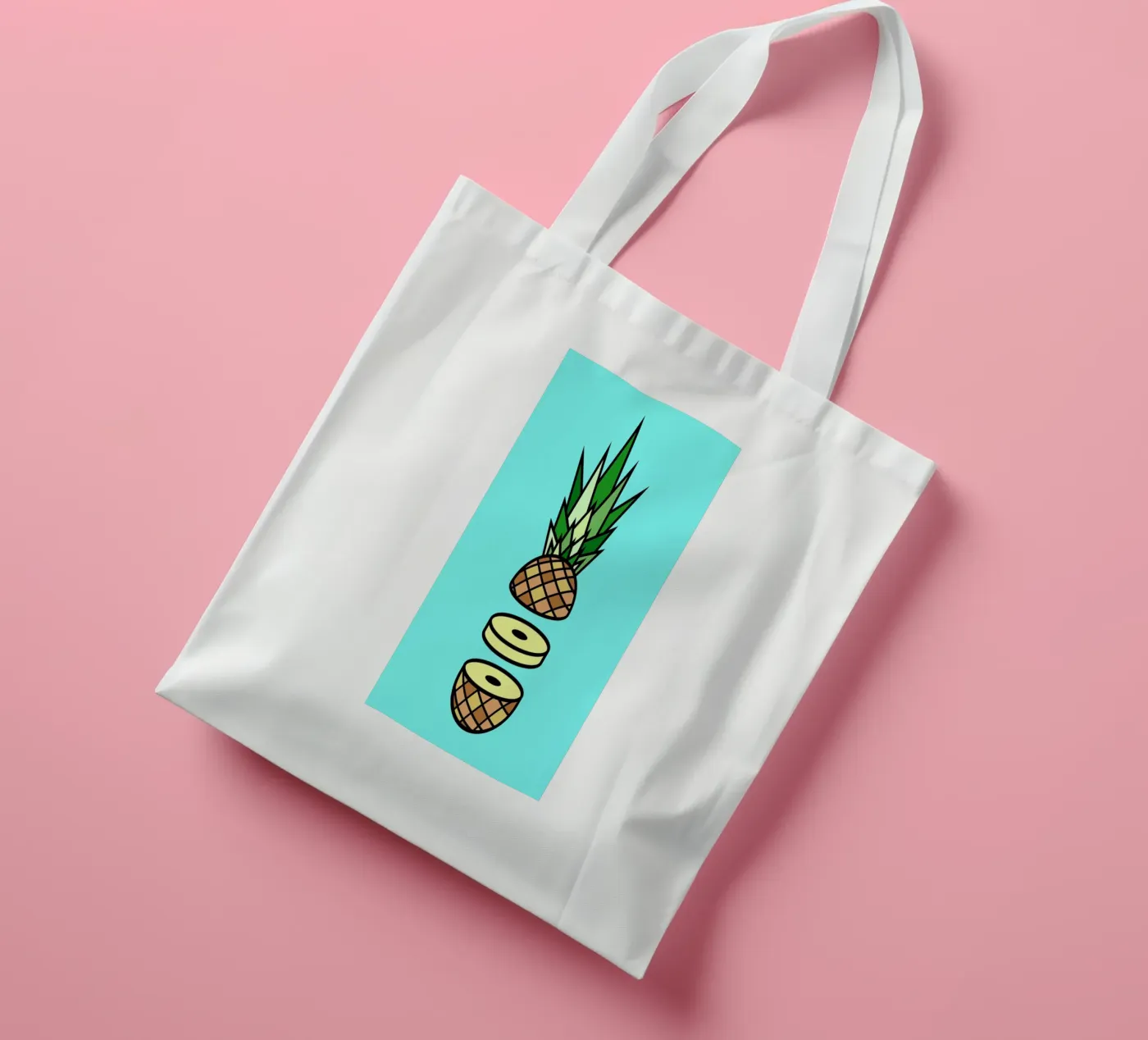 Pineapple tote bag by Jan Luzar