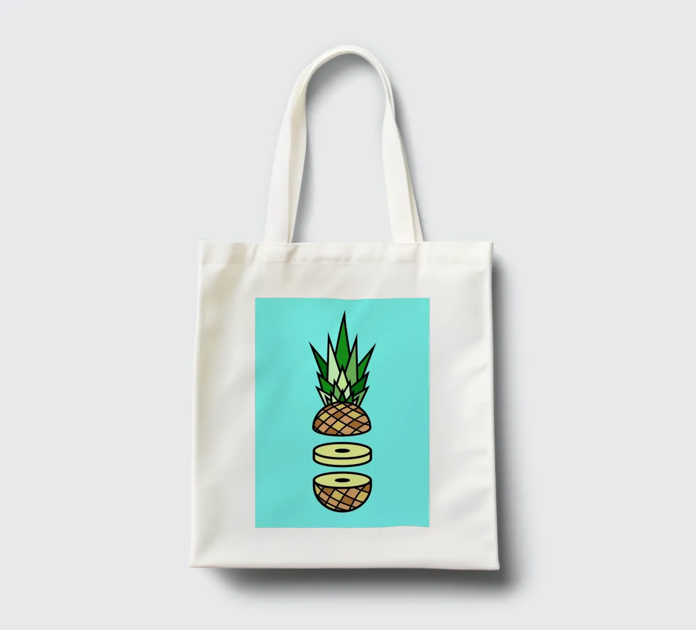 Pineapple tote bag by Jan Luzar