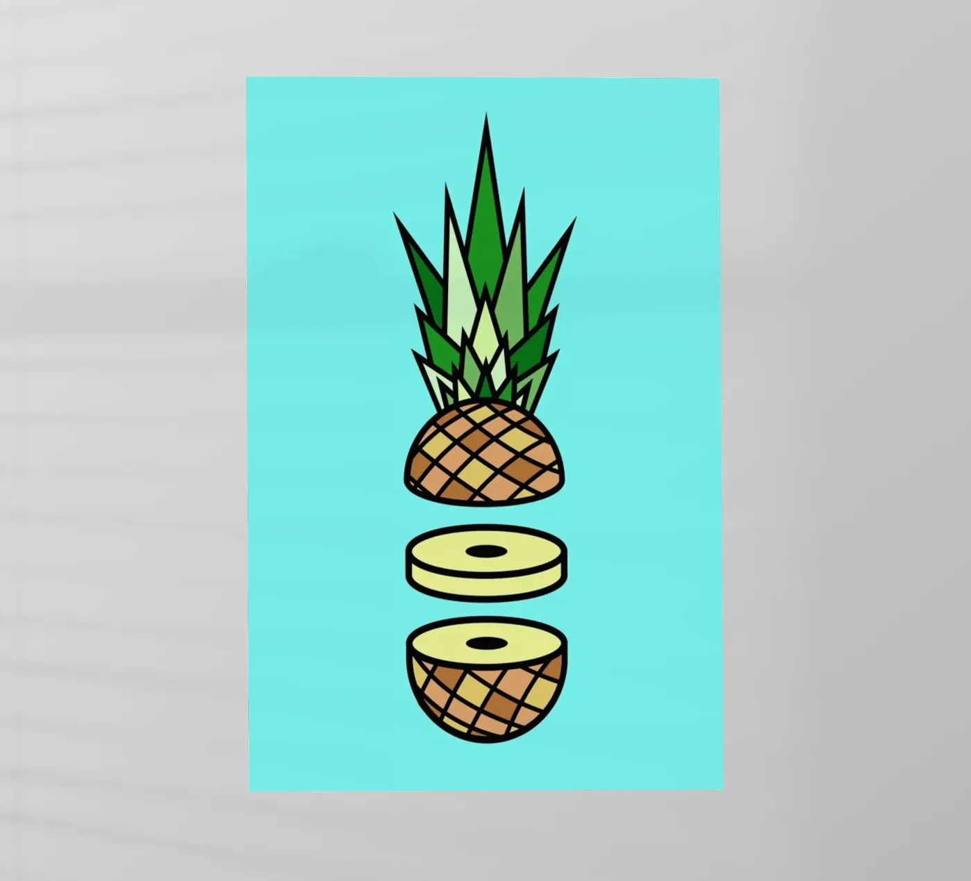 Pineapple pellicola backlit da Jan Luzar