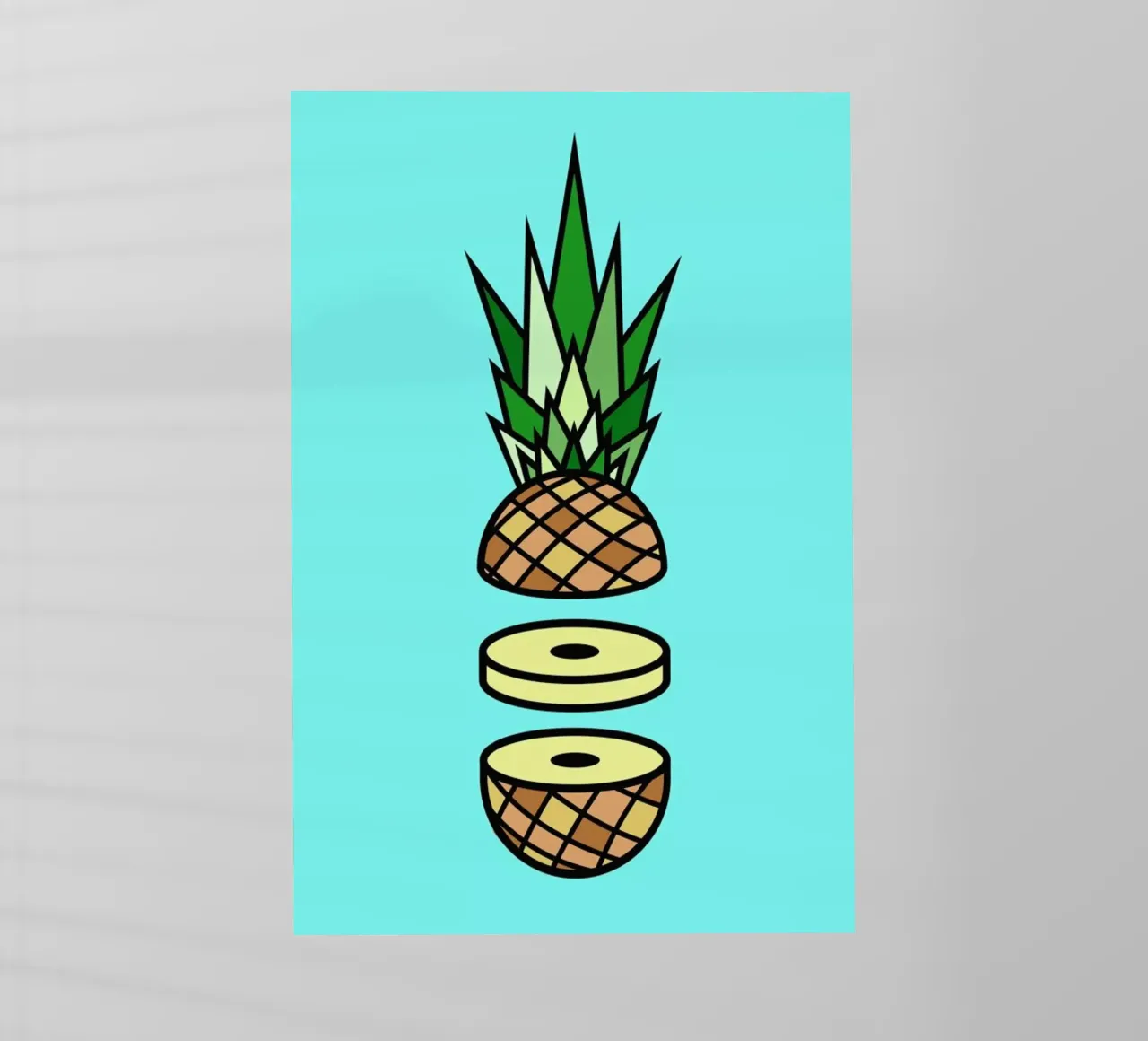 Pineapple pellicola backlit da Jan Luzar