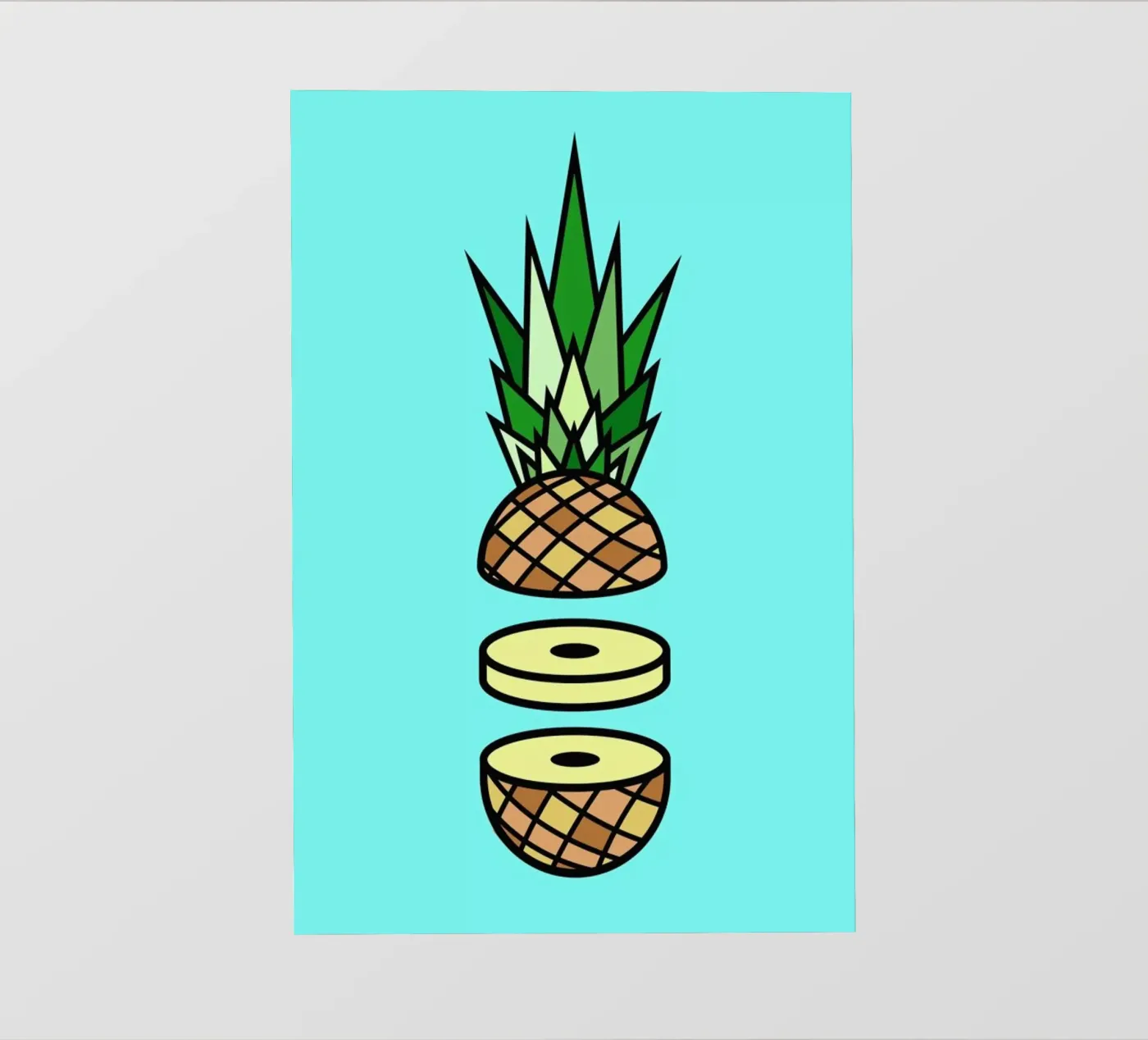 Pineapple pellicola backlit da Jan Luzar