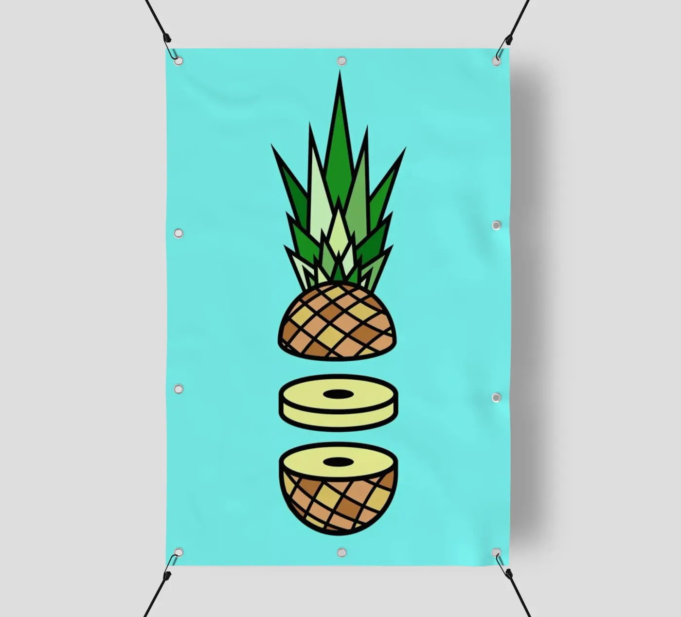 Pineapple telo in pvc da Jan Luzar