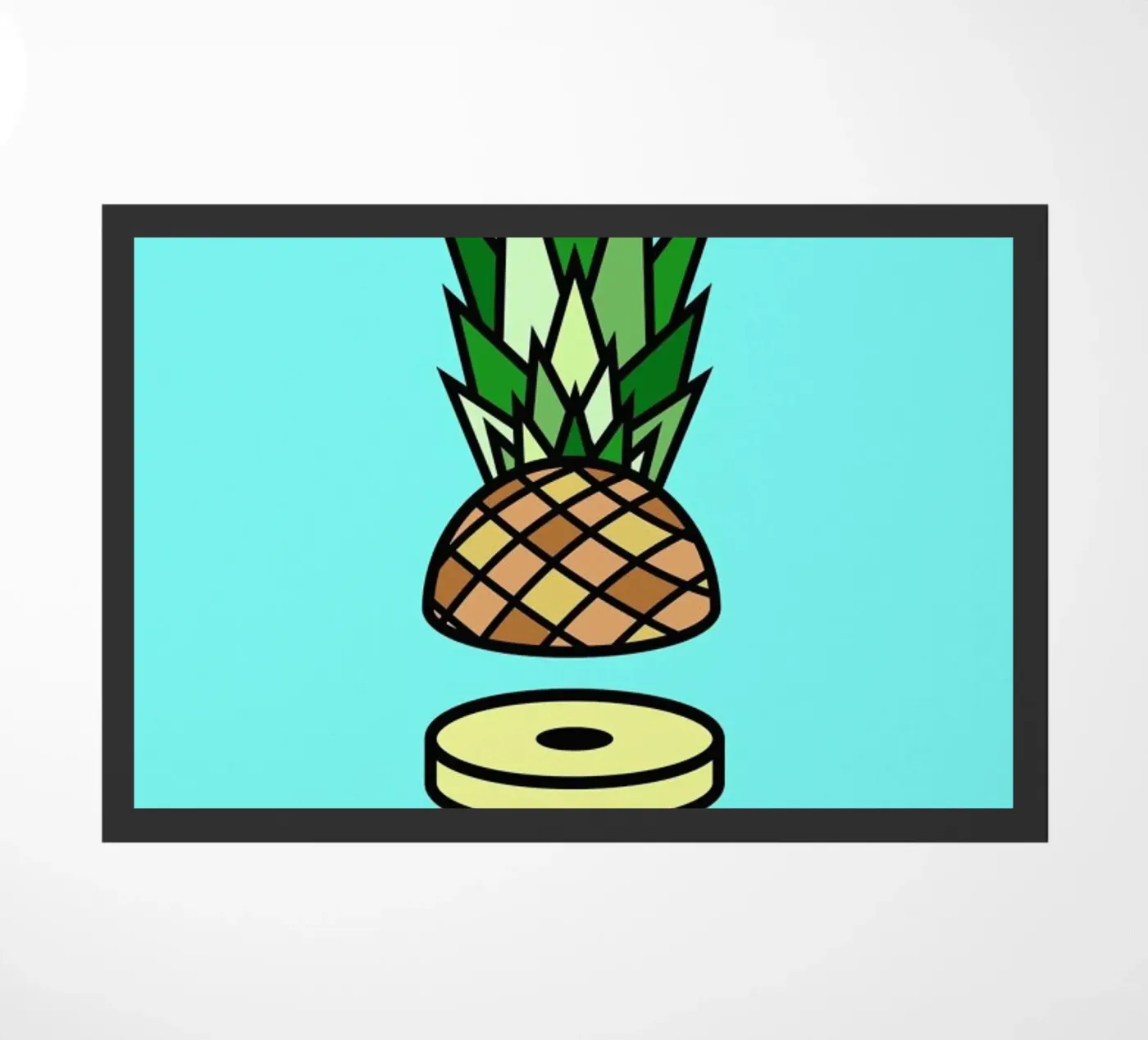 Pineapple deurmat van Jan Luzar
