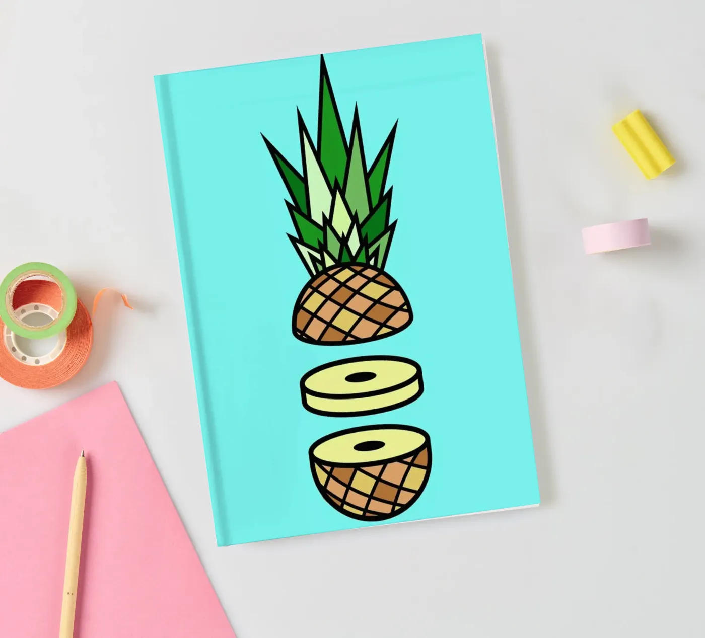 Pineapple notebook by Jan Luzar