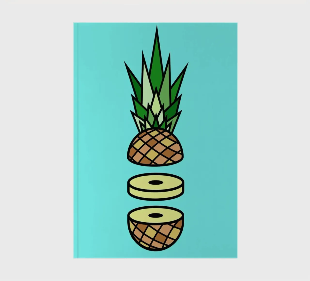 Pineapple notebook by Jan Luzar