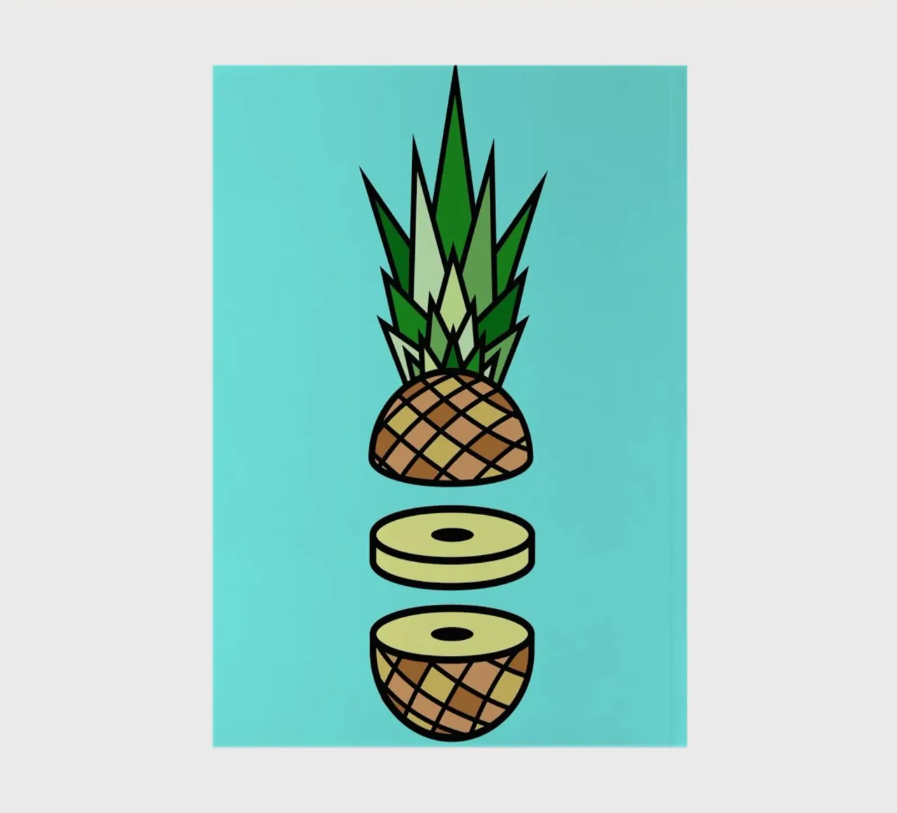 Pineapple notebook by Jan Luzar
