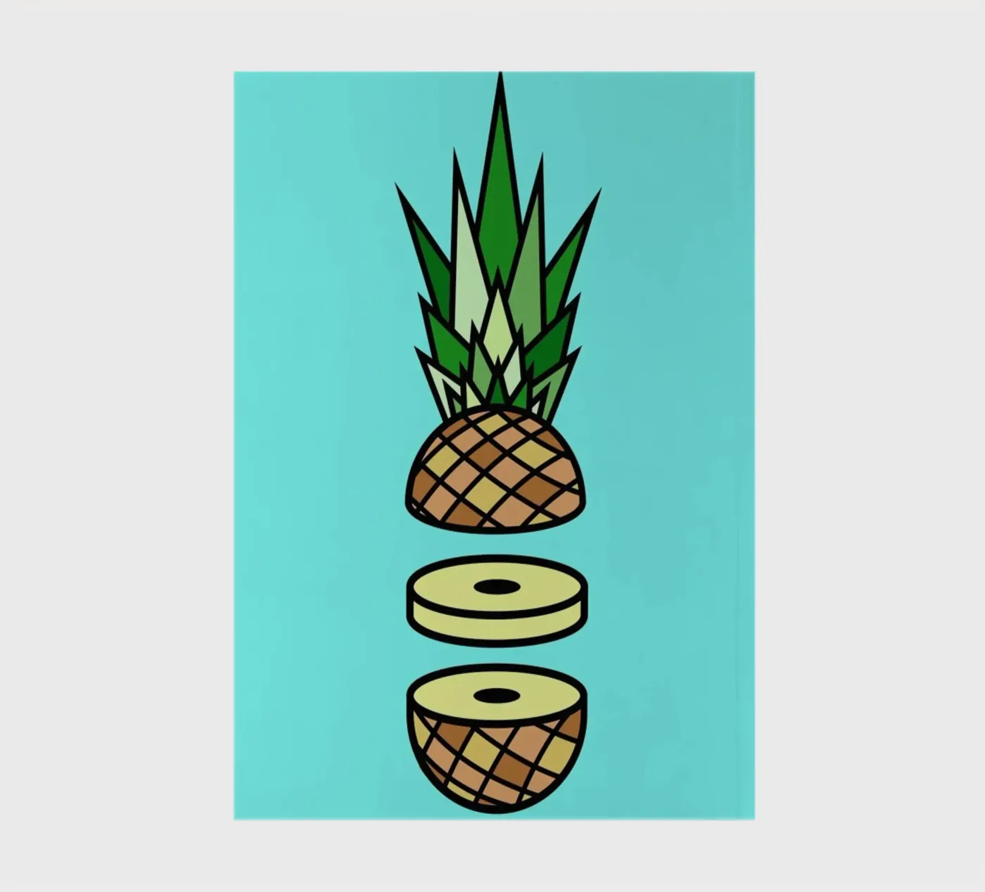 Pineapple notebook by Jan Luzar