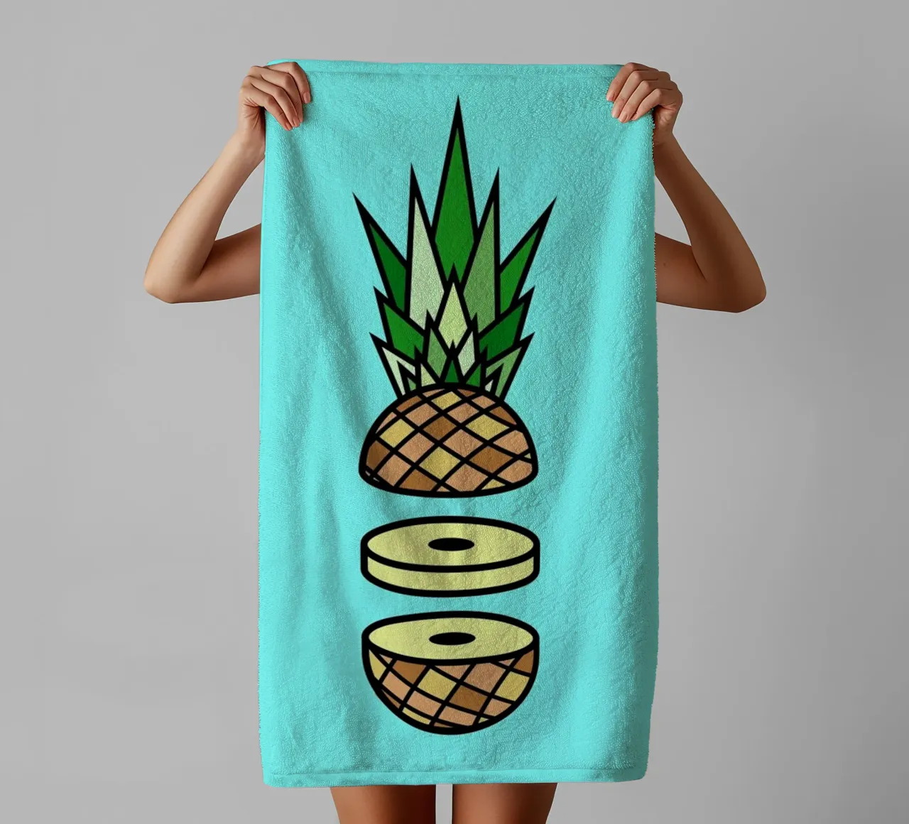 Pineapple towel by Jan Luzar