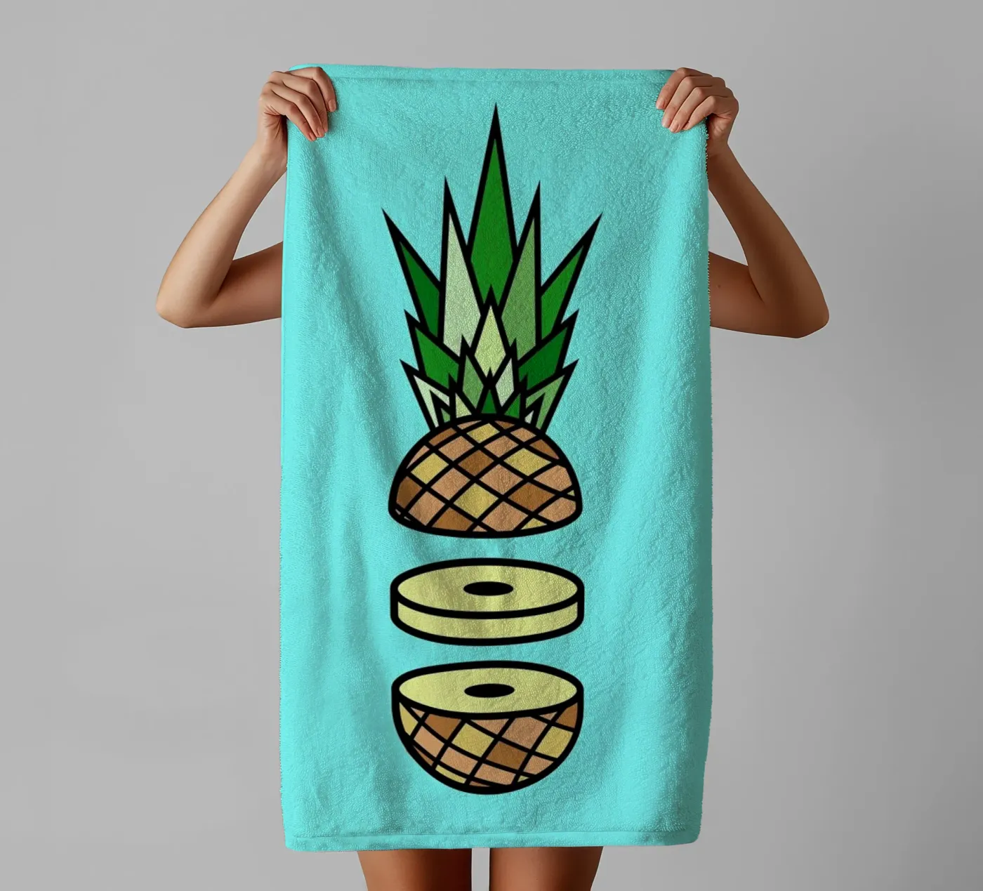 Pineapple towel by Jan Luzar