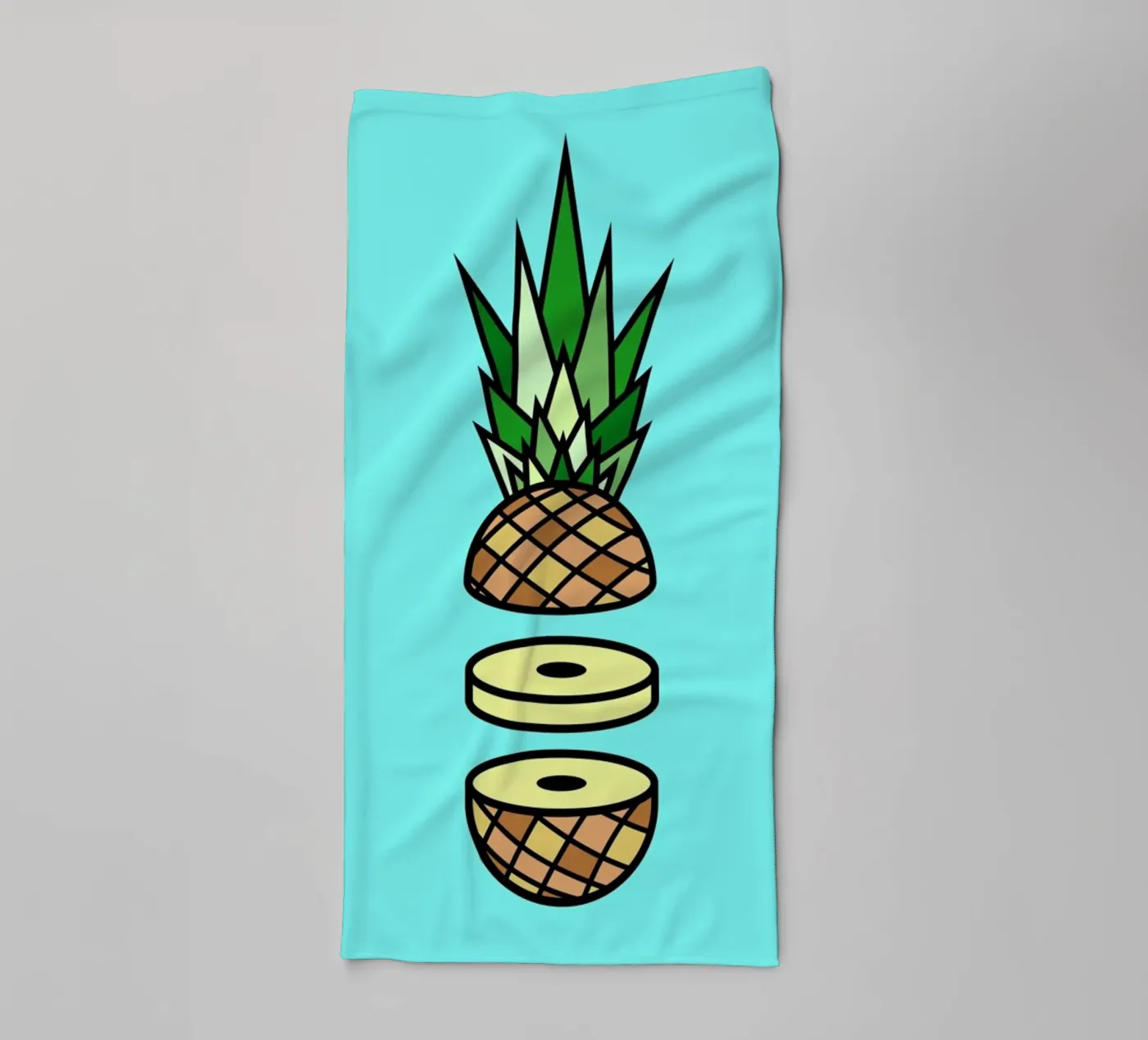 Pineapple badhanddoek van Jan Luzar