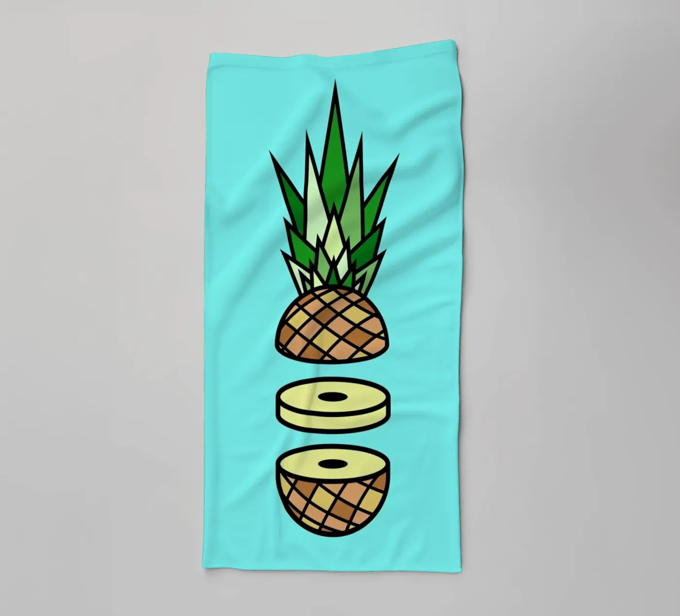 Pineapple towel by Jan Luzar